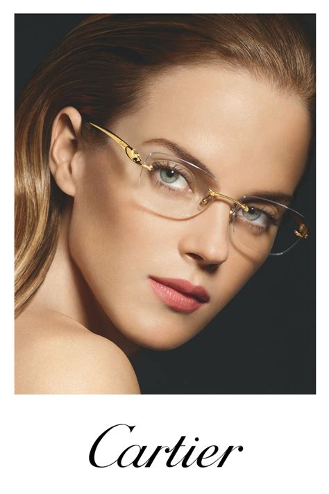 cartier rimless glasses women